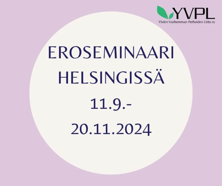 SUOMALAINEN EROSEMINAARI HELSINGISSÄ 11.9.-20.11.2024