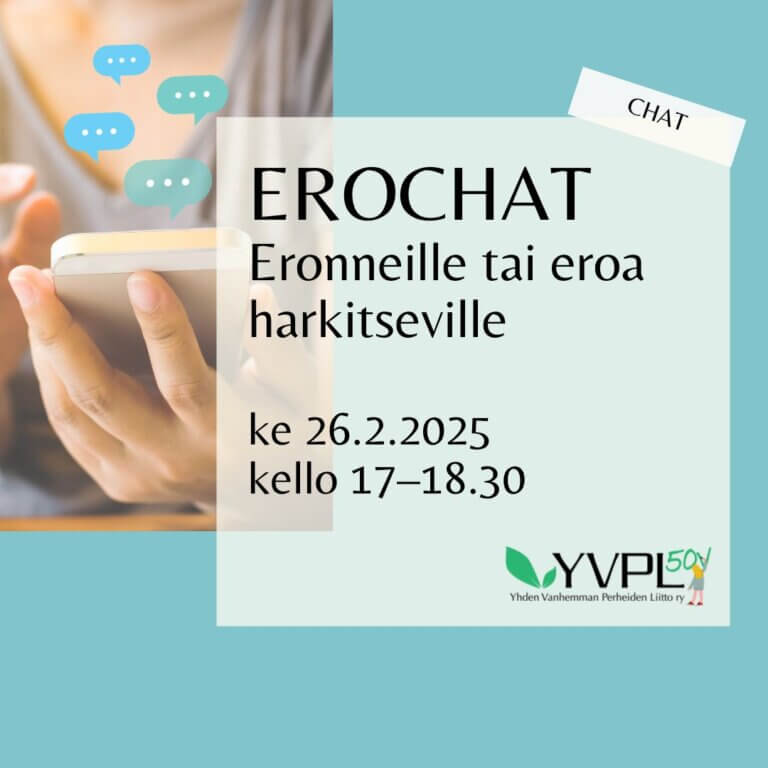 Erochat keskiviikkona 26.2.2025 kello 17-18.30